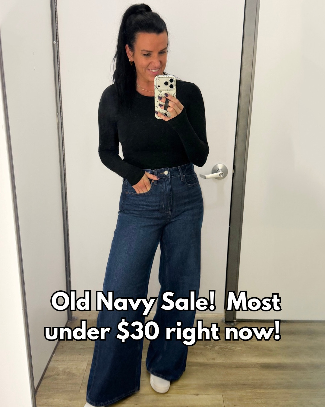 Old Navy sale! 40% off everything (and 50% off for card holders)! 🚨 

Comfy jogger sets, trendy jeans, sweaters & cardigans, pullovers and closet basics — all but the wide leg jeans are under $30!!

Comment "shop" and I'II DM the links!

I love everything I’ve been trying on at Old Navy lately- "Scuba" jogger sets, button front knit cardigan top, black bodysuit, sweaters, the wide leg jean, new high-rise straight leg jean, the chic blazer for workwear, and soft sherpa pullovers!! (More colors/washes in everything! I’m 5'5" and wear a size 4/27 and small for reference. All size info is in the images but let me know if you have any questions!) 

Shop any of my posts in the LTK app! Direct link-  https://liketk.it/5MHPL  (affiliate)


@oldnavy #oldnavy #oldnavystyle #cozyseason #winteroutfits jeans outfits, trendy jeans, cozy loungewear and lounge sets, winter outfit ideas, pullover tops, on sale at Old Navy! Earn Old Navy super cash!

#LTKSaleAlert #LTKFindsUnder50