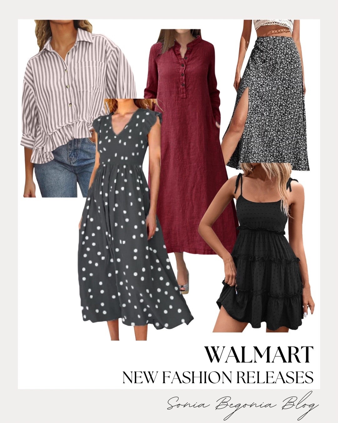 I am so impressed with the patterns and textures in this latest Walmart drop! ✨

Between the classic stripes, playful polka dots, and breezy floral skirts, there is something here for every style.

I find these silhouettes so flattering and easy to style for the transition into warmer weather. These elevated basics prove you don't have to sacrifice style for a great price point!

#walmartstyle #springfashion #affordableoutfits #ltkunder50 #classicstyle #dressseason #walmartdeals #fashionfinds #effortlessstyle #ootdinspiration

#LTKootd #LTKSeasonal