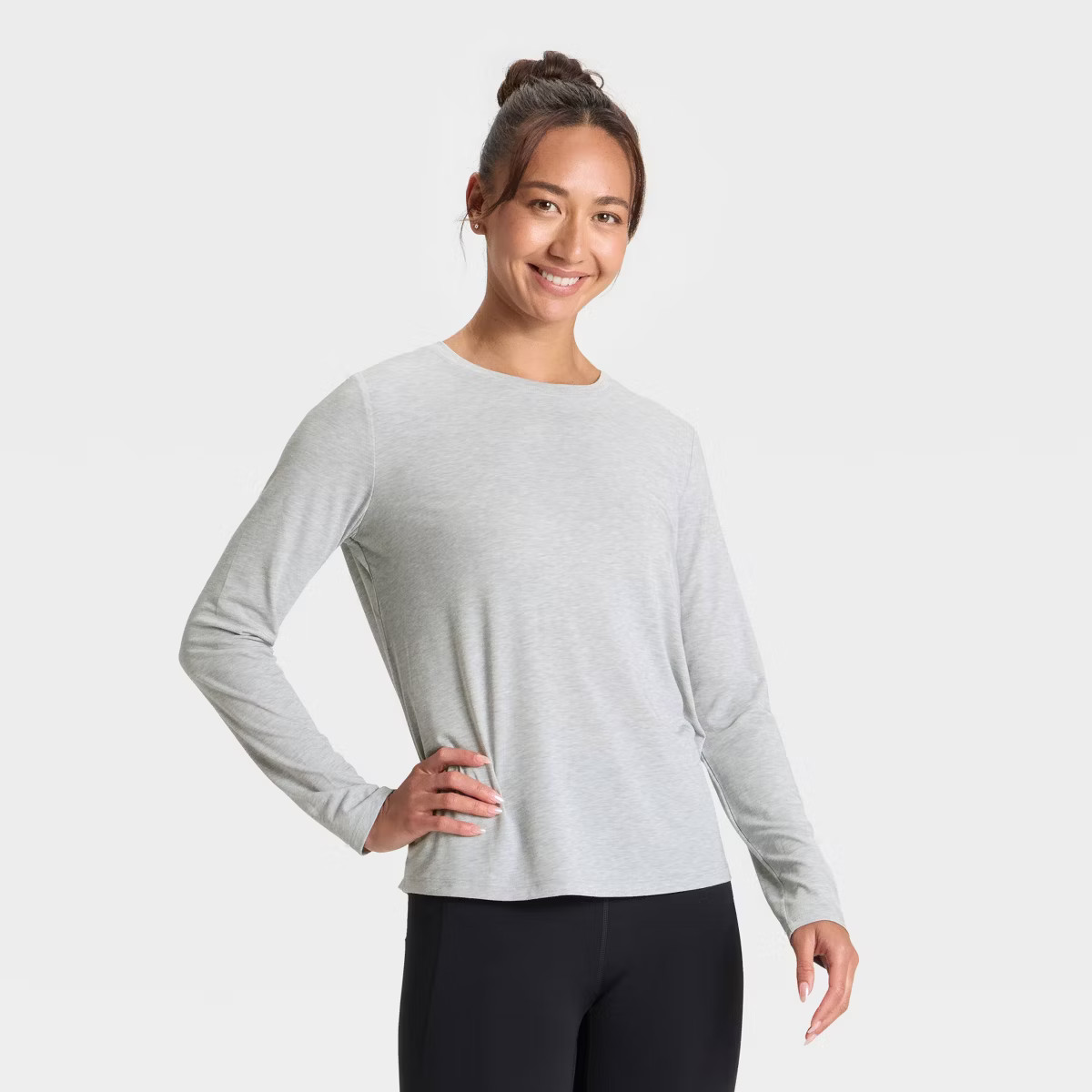 Women's Beyond Ease Leggings Friendly Long Sleeve Top - All In Motion™ | Target