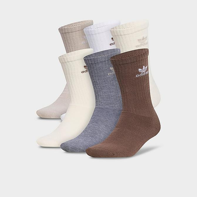 adidas Originals Trefoil Crew Socks (6-Pack) | Finish Line (US)