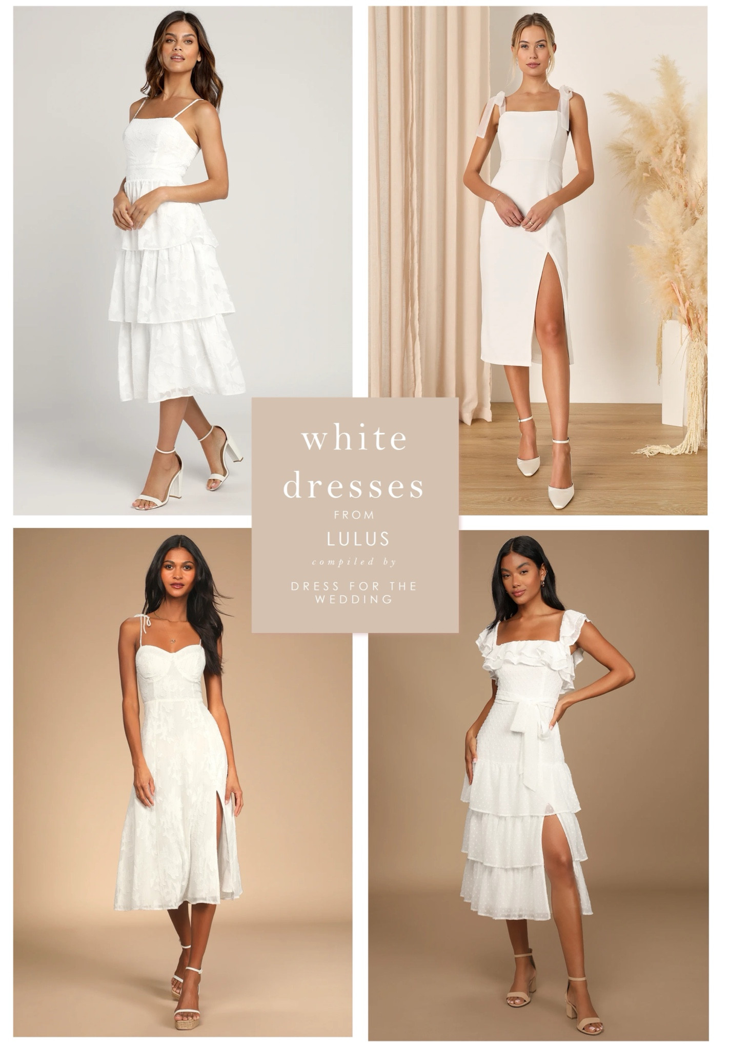 White dress, Bridal shower dress, bride to be dress, rehearsal dinner dress, wedding welcome party dress, little white midi dress, white dress under 100, bachelorette party dress, bride dresses, graduation dress, affordable white dress, dress for a bride, white midi dress, white maxi dress, white mini dress.🤍🤍🤍

#LTKparties #LTKwedding 

Follow my shop @dressforthewed on the @shop.LTK app to shop this post and get my exclusive app-only content!
 #ltkfindsunder100 #ltkwedding #ltkseasonal #whitedress #cutedress #bride #bachelorette #lulus

#LTKParties #LTKSaleAlert #LTKFindsUnder50