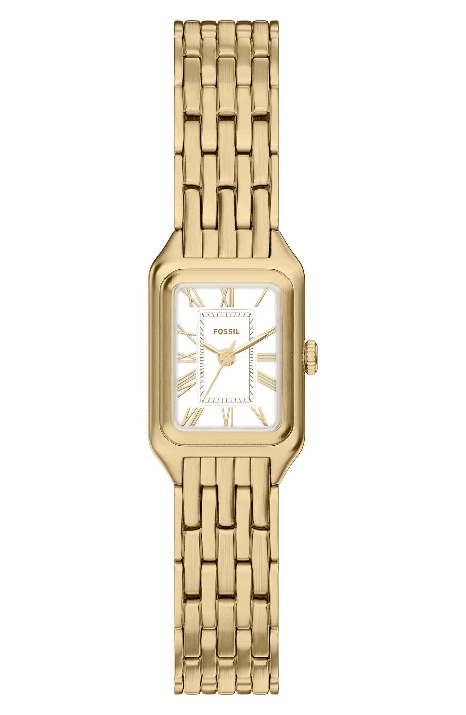 Mini Raquel Tank Bracelet Watch, 18mm x 29mm | Nordstrom