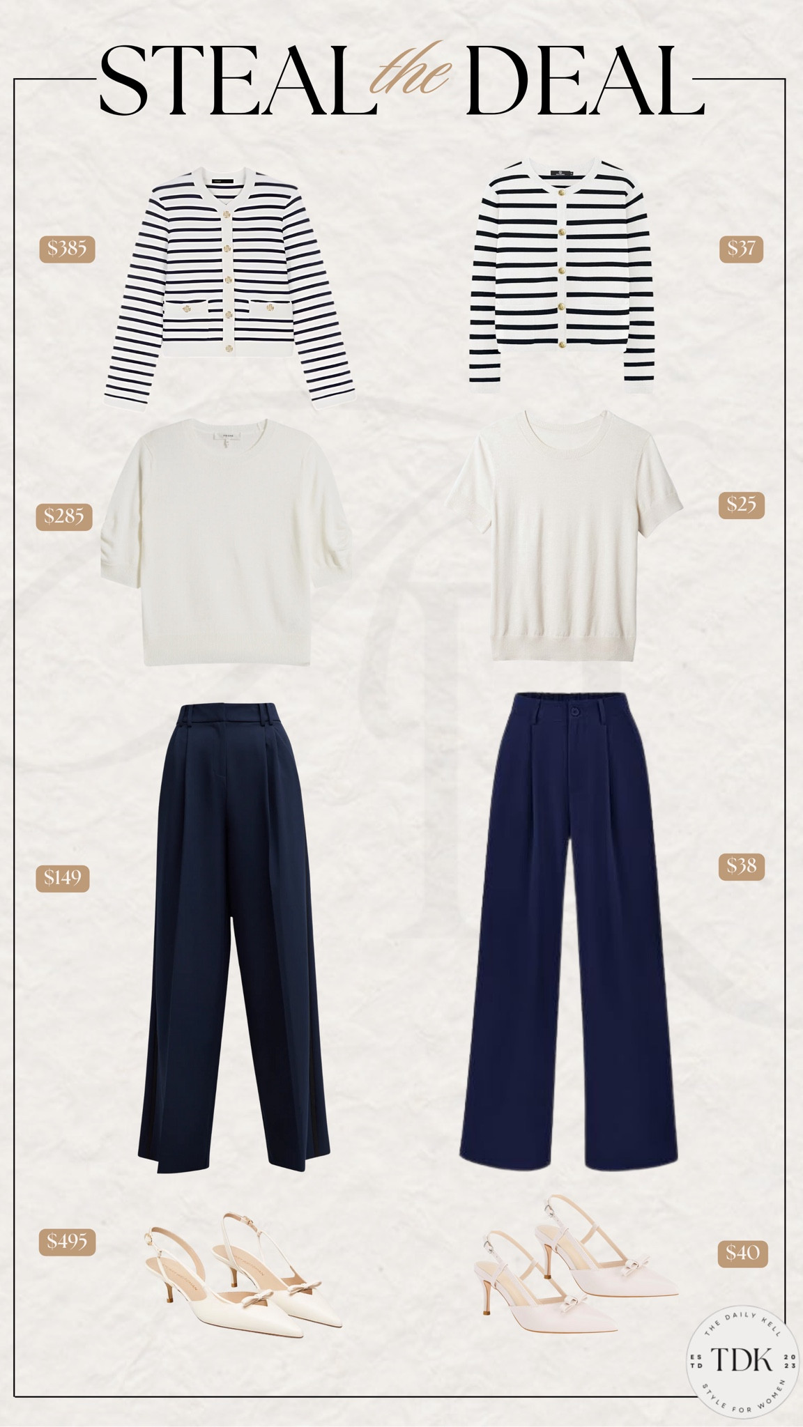 Achieve the same chic look for less!

Discover the secrets to mastering high fashion on a budget.

#LTKOver40 #LTKFindsUnder100 #LTKStyleTip