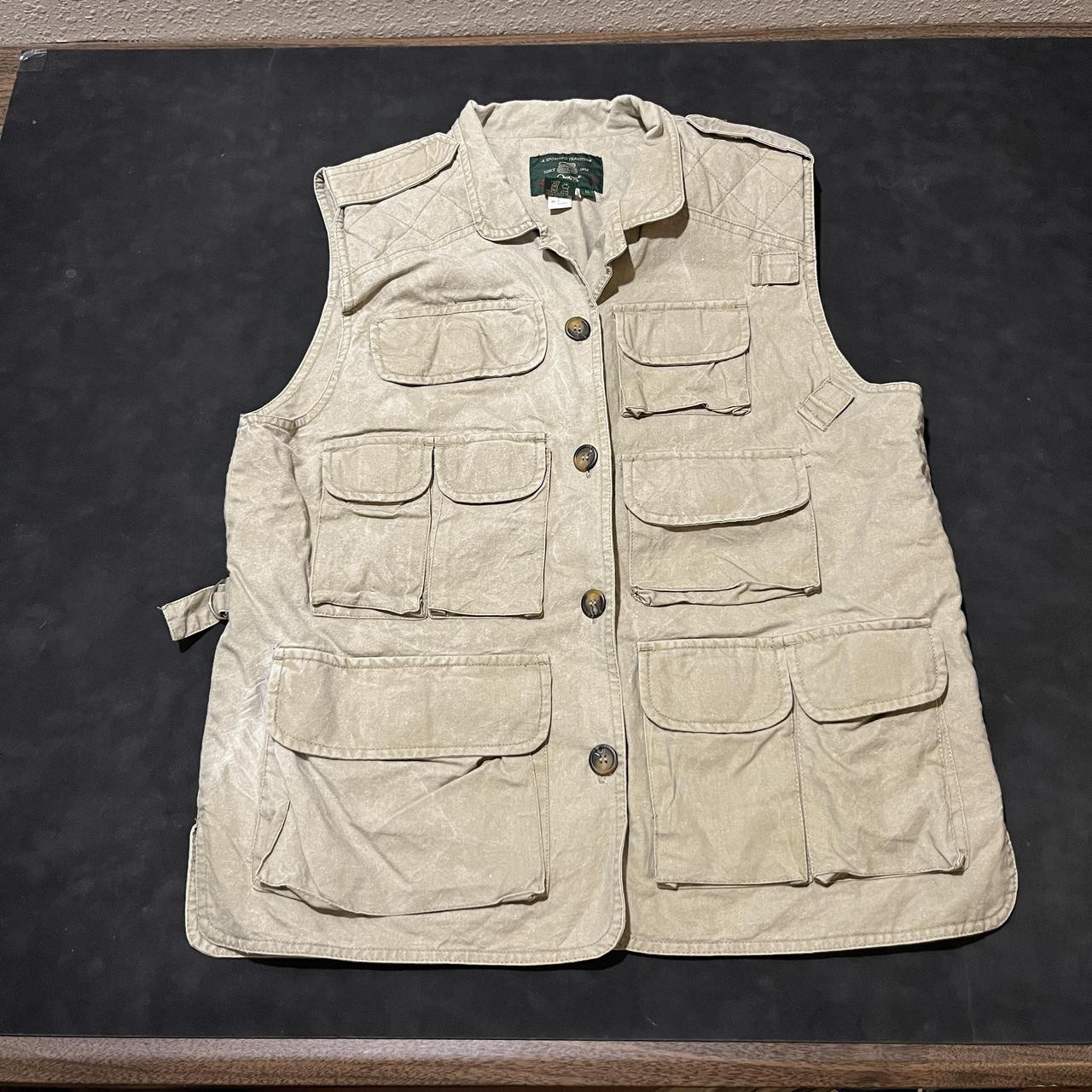 Orvis Men's Vest - Tan | Depop US