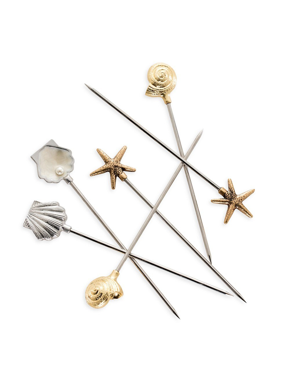 Shell Cocktail Picks 6-Piece Set | Saks Fifth Avenue