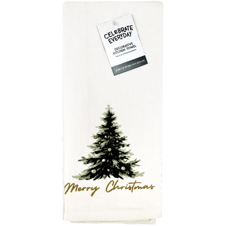 Christmas Tree Decorative Kitchen Towel | Walmart (US)