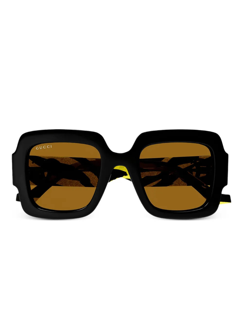 "Gucci Eyewear square-frame ""Black"" sunglasses" | Farfetch Global