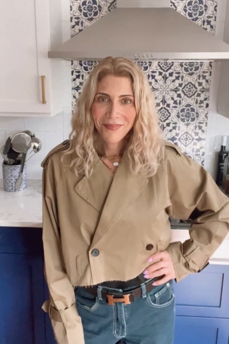 I’m obsessed with this cropped, drop shoulder trench for spring! It’s only $20 too! Wear it with high waisted jeans/pants, a midi skirt or over a spring dress to add a little edge to otherwise boring rain gear. 

Its runs a bit big, but the look is slightly oversized. I’m wearing a medium. It also comes in black and a lighter khaki. 

#LTKover40 #LTKfindsunder50 #LTKstyletip