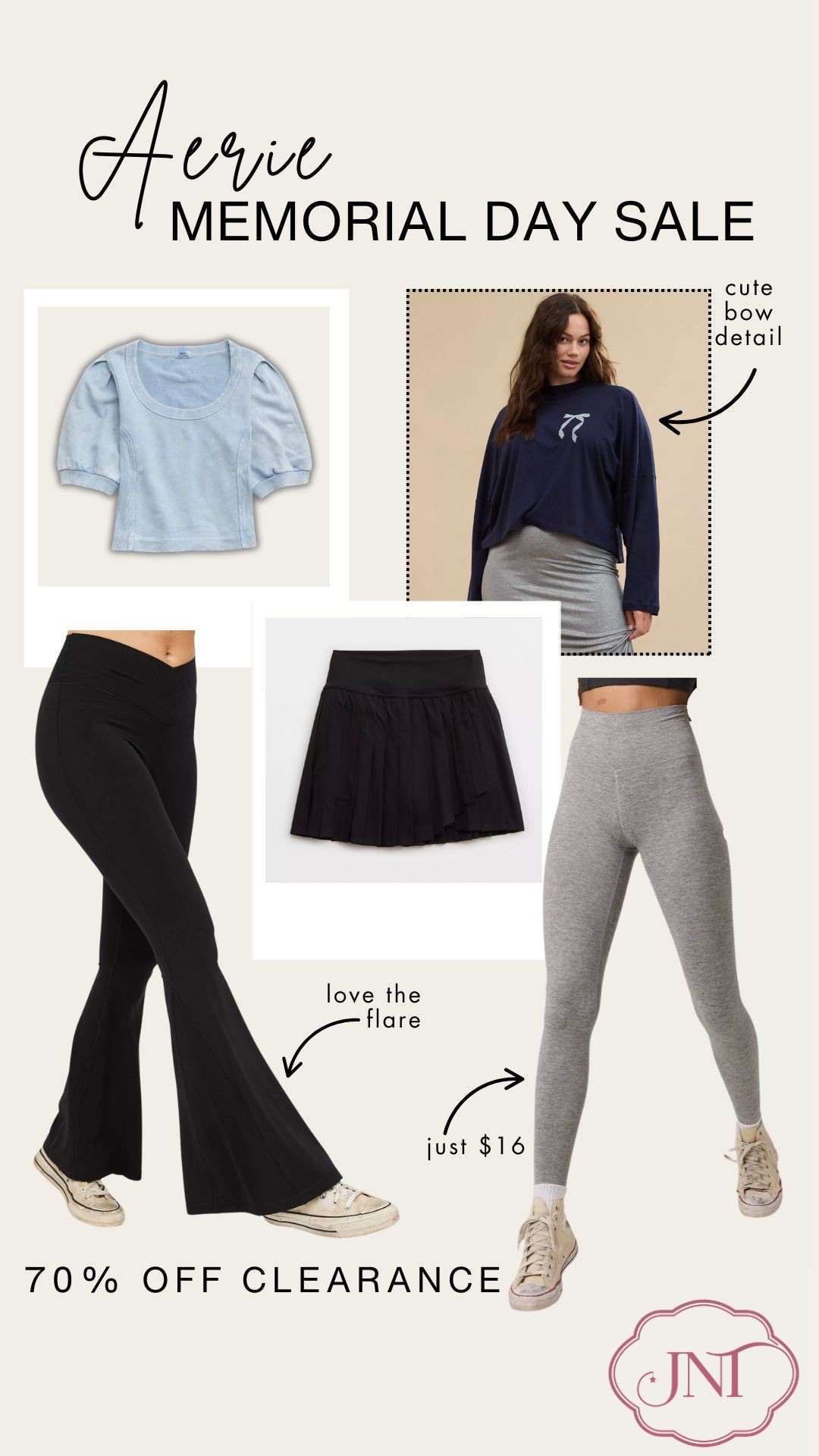 Save 70% on Aerie clearance for Memorial Day Weekend. Hurry, things are selling fast! 

#LTKSaleAlert #LTKActive #LTKMidsize