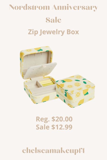 Nordstrom Anniversary Sale // Home Find // Zip Jewelry Box 

#LTKsalealert #LTKxNSale #LTKFind