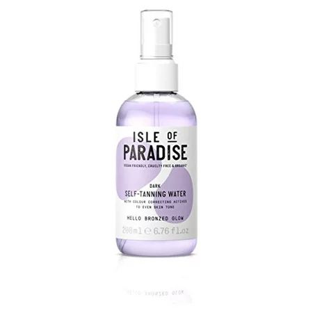 Isle of Paradise Self-Tanning Water Tanner Dark - Bronzed Glow Full Size | Walmart (US)