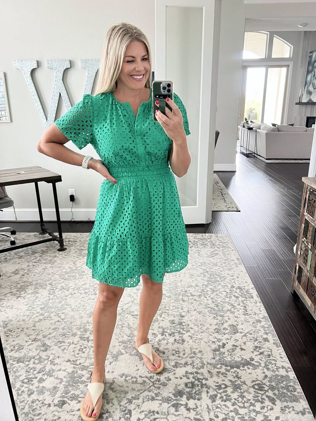 Love this dress for summer! So flattering! 

 #LTKootd #LTKOver40