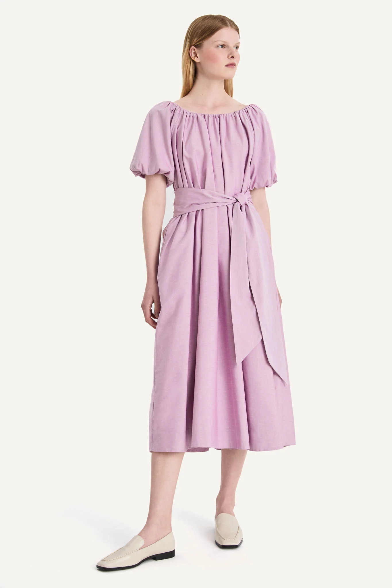 Bastion Dress in Rose Chambray | Merlette NYC
