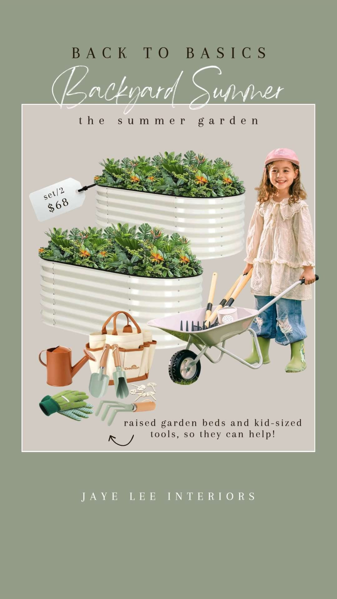 Summer's Simple Pleasures: hang up a tree swing, relax in a rocking chair, roast s'mores around the firepit, splash in the sprinklers, and plant a garden with the kids! No need for extravagance; find affordable summer backyard favorites linked here! #firepit #outdoorrockingchair #swing #splashpad #beveragecooler #gardening #urn #planterboxes #raisedgardenbeds #kidstoys #popuptent #beachtent #toddlertent #traveltent #outdoorlighting #90sSummer #toddlertoys #kidssummertoys #outdoortoys #outdoorgames #lanterns #LTKmomlife

#LTKSeasonal#LTKHome 

 #LTKdayinmylife #LTKKids