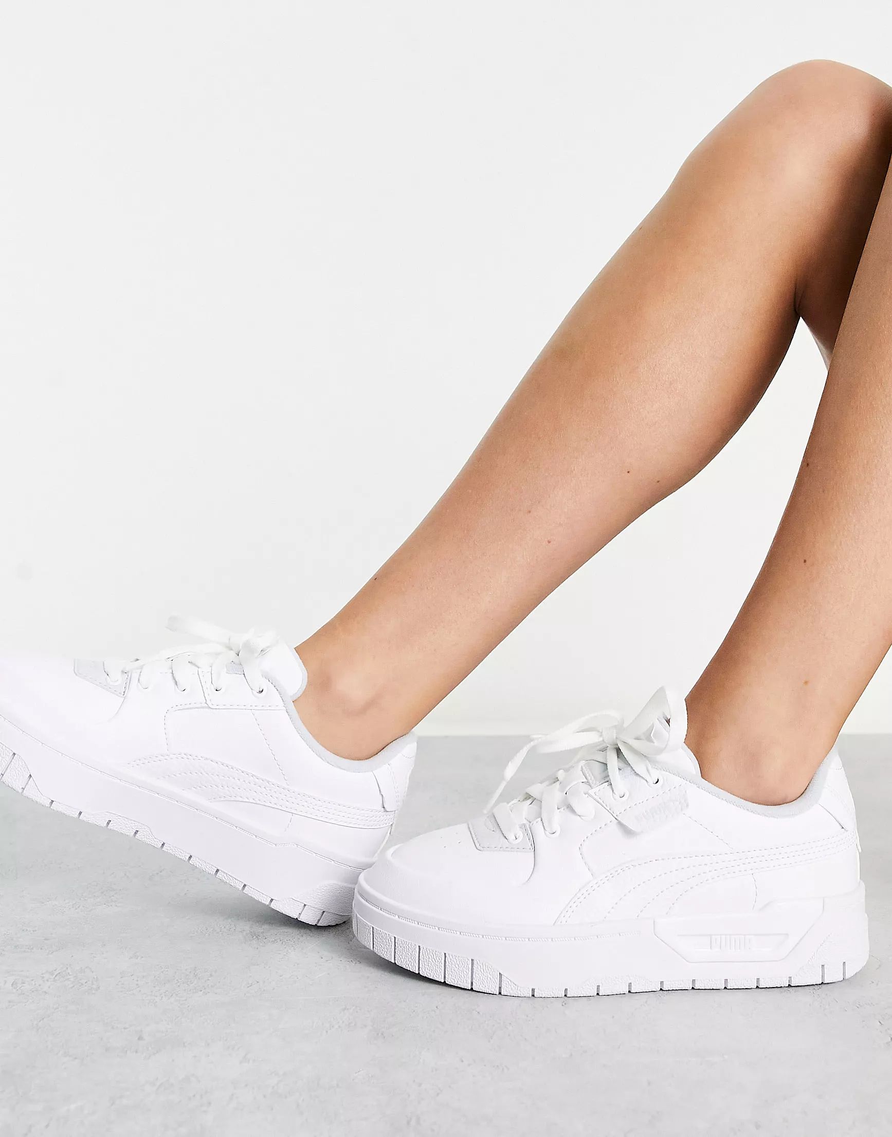 PUMA Cali Dream sneakers in white and light blue | ASOS (Global)