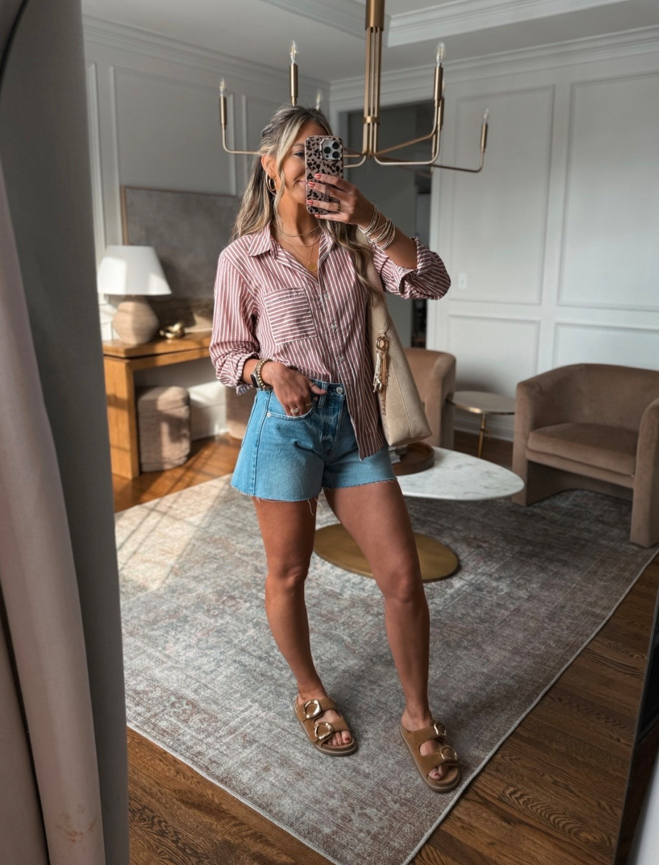 OBSESSED with these Jean shorts for summer from @Target this is a head to toe target outfit! For the shorts size down if between I have a 4. #TargetPartner #Target



#LTKootd #LTKdayinmylife #LTKgrwm