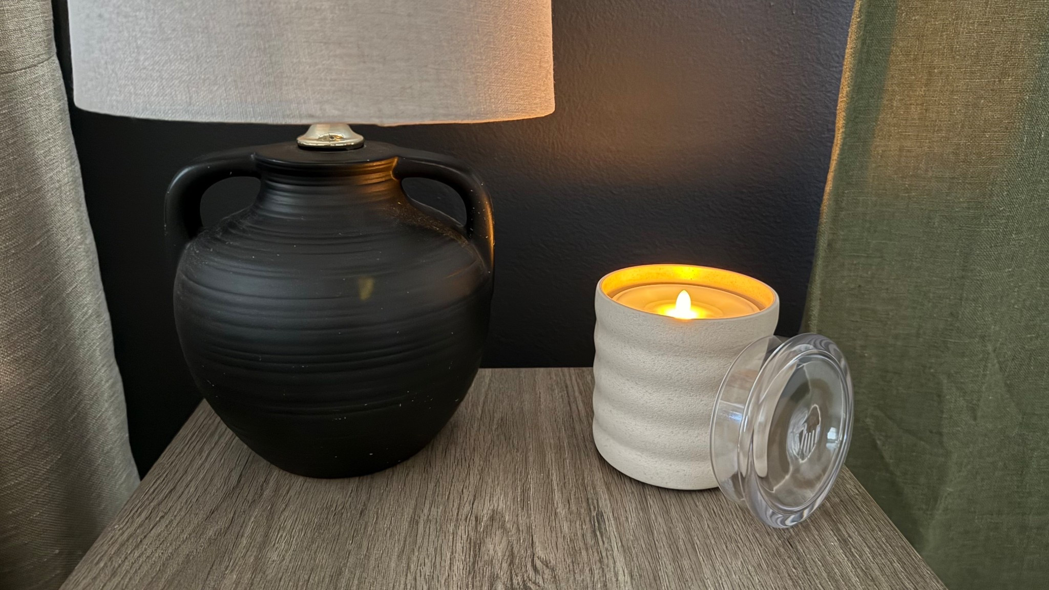 Cozy bedroom upgrade 🤍
This flameless candle diffuser gives you that warm glow and beautiful scent without an open flame. Perfect for nightstands, layered bedding moments, and safe home fragrance.

#LTKSeasonal #LTKHome #LTKU