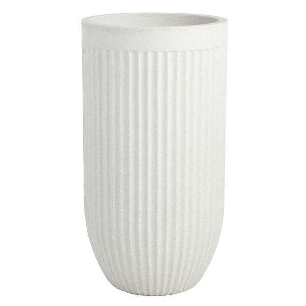 Japi Off-White Tall Fluted Outdoor Planter, Small




	
		
		
			
				5
			
			
				(
				6
				)... | At Home