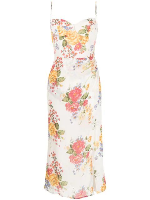 Kourtney floral-print dress | Farfetch (US)