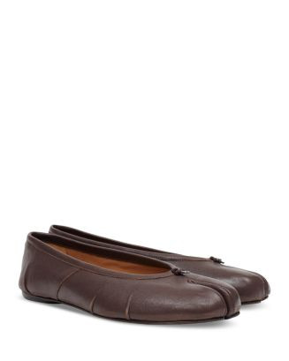 Maison Margiela Women's Tabi Leather Ballerina Flats    | Bloomingdale's Shoes | Bloomingdale's (US)