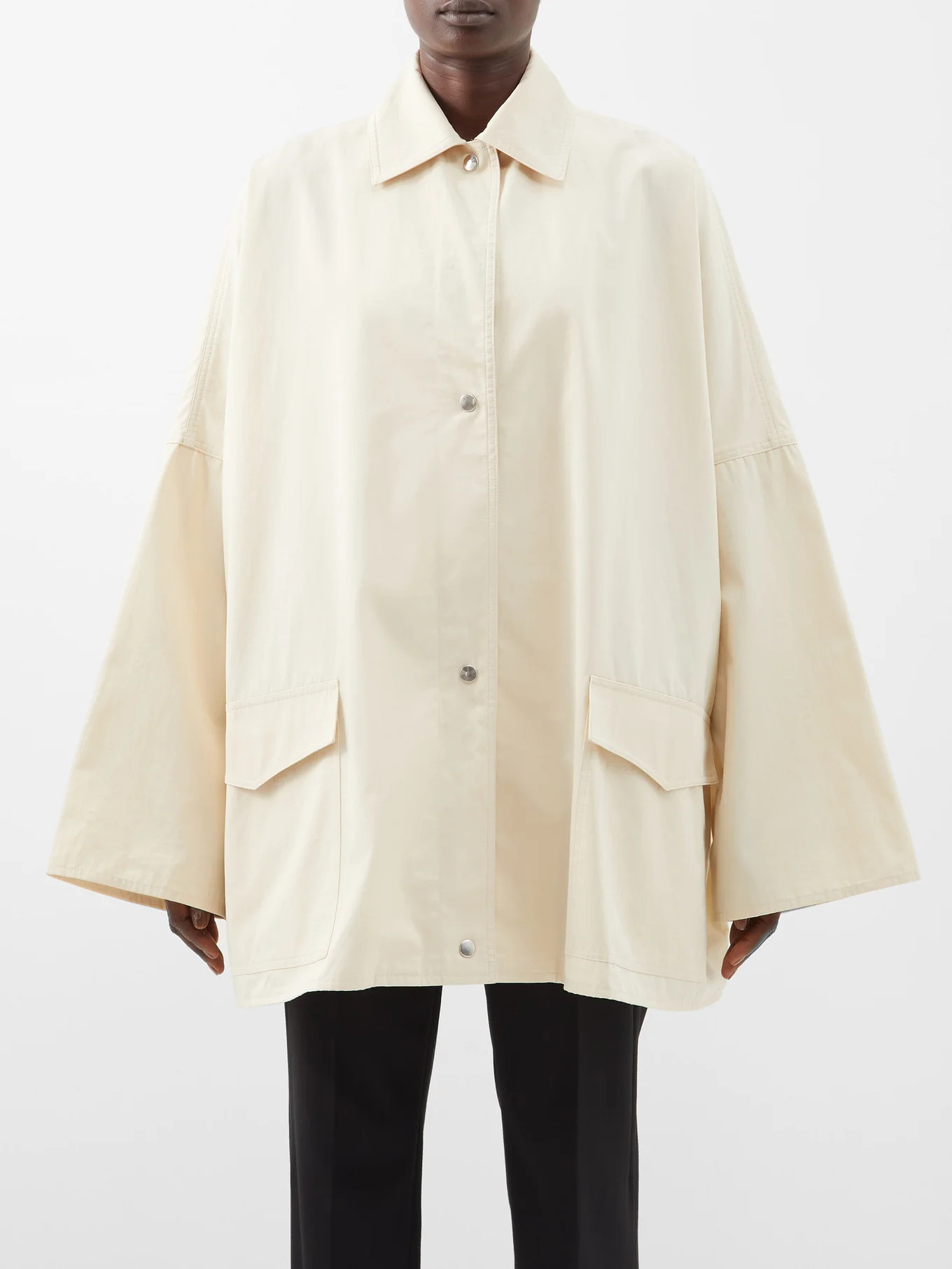 Washed overshirt jacket | Toteme | Matches (US)