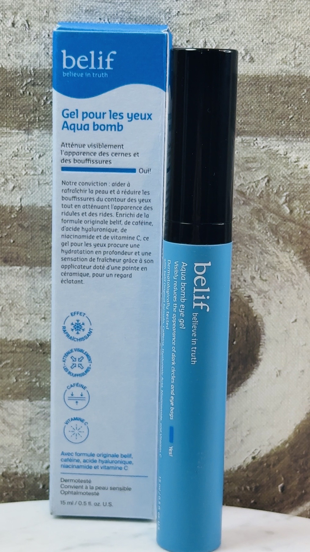 belif Aqua Bomb Eye Gel is the cooling Korean skincare eye treatment that fits perfectly into a luxury nighttime skincare routine. The lightweight eye gel formula feels refreshing on the under eyes with the ceramic applicator, while the texture layers beautifully under makeup without feeling heavy or greasy.

Formulated with caffeine, hyaluronic acid, and niacinamide, this cooling eye gel is perfect for anyone looking to elevate their under eye skincare routine with lightweight hydration and a refreshed look. Nirvana is also linking cosmetic bags and luxury beauty essentials that match this exact clean blue skincare aesthetic. ✨

Nirvana the Shih Tzu 💋 Nirvana Approved

#LTKdayinmylife #LTKgrwm #LTKBeauty