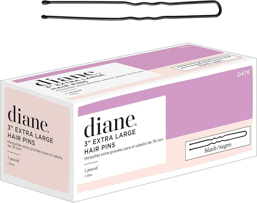 Diane Hair Pins, 3" Black, 1 lb. (Approximately 400 Pins) | Amazon (US)
