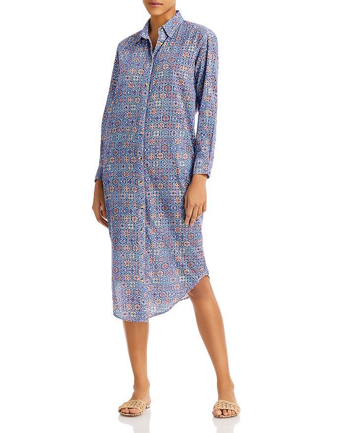 Solid & Striped The Oxford Printed Swim Cover Up Shirtdress Back to Results -  Women - Bloomingda... | Bloomingdale's (US)