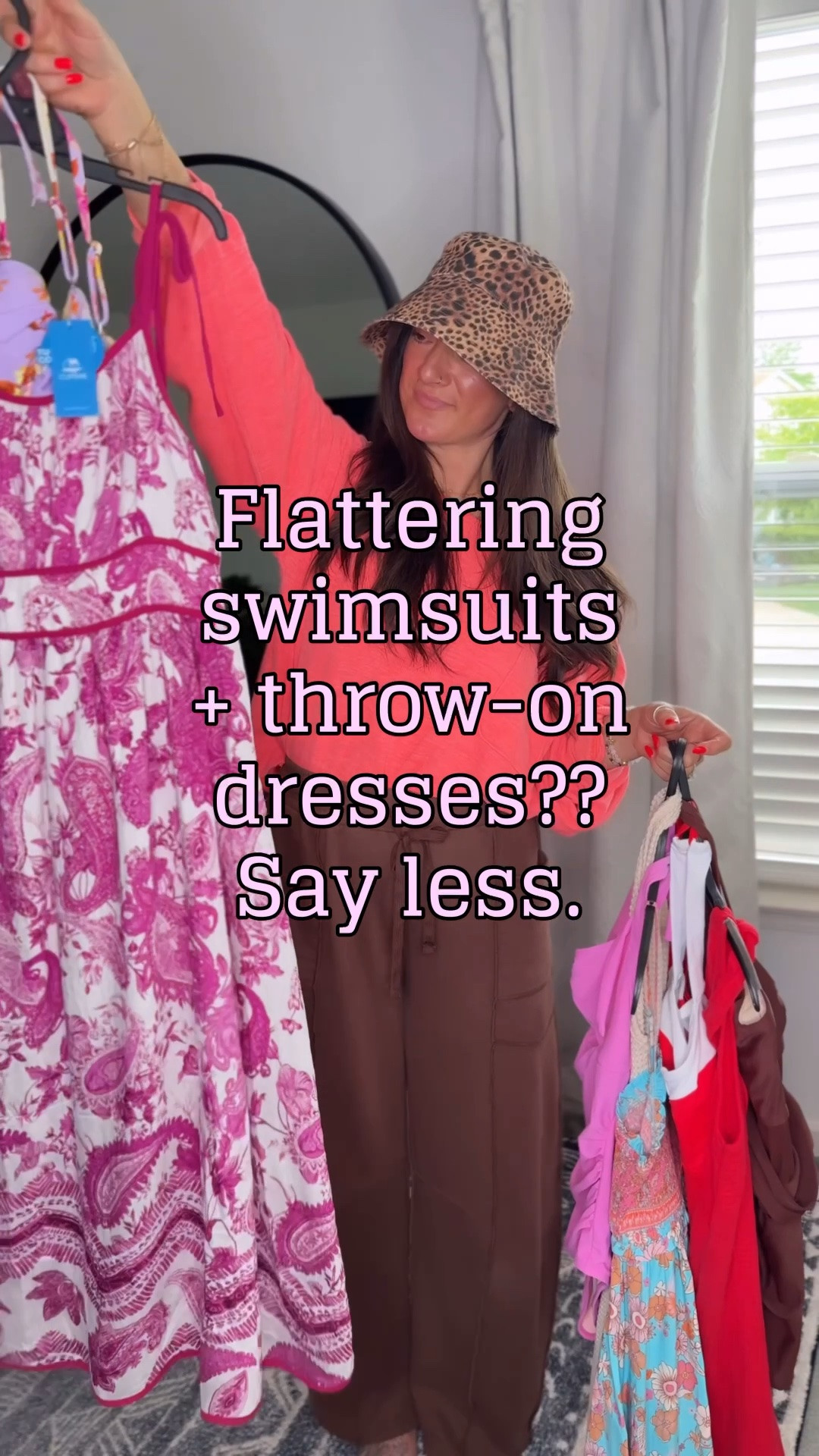 Cute, flattering, and good coverage swim 👏 , coverups, and the cutest throw/on dresses! Love this haul! All true to size, but if between you can size down in the mesh espresso brown one piece.

#LTKSeasonal #LTKSwim #LTKOver40