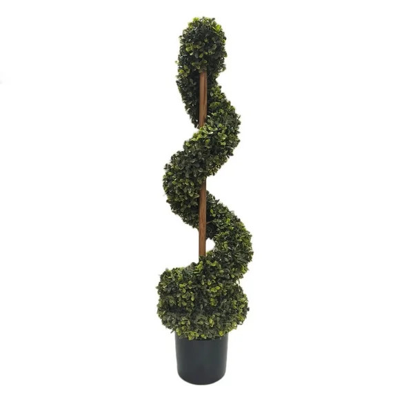 My Texas House 36" Swirl Boxwood Topiary | Walmart (US)