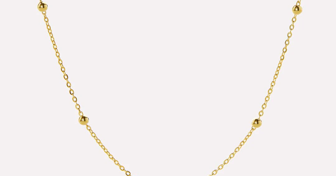 Dainty Gold Necklace - Gold Satellite Necklace | Ana Luisa