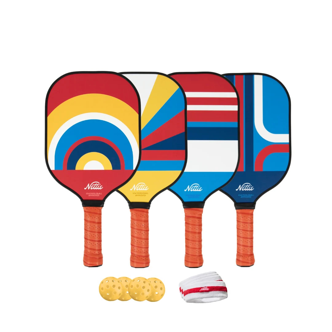 Pickleball Set 4-Pack | Nettie \u2014 Family Bundle | Nettie Pickleball Co.