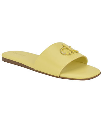 Women's Yancie Logo Flat Slide Sandals | Macy's