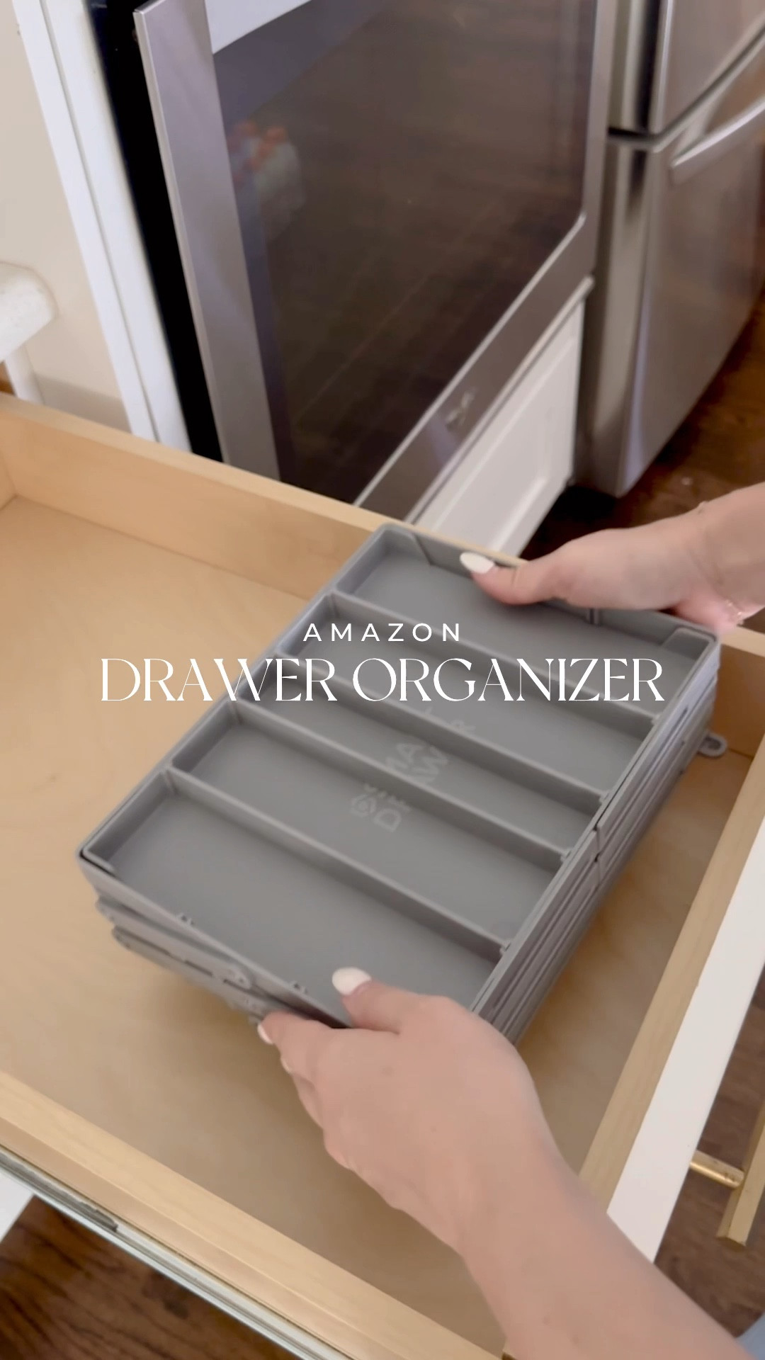 Recently switched to this organizer for our kitchen junk drawer and I love how organized it is. The multi-level option and expansion makes it a great option for narrow drawers!

#LTKHome