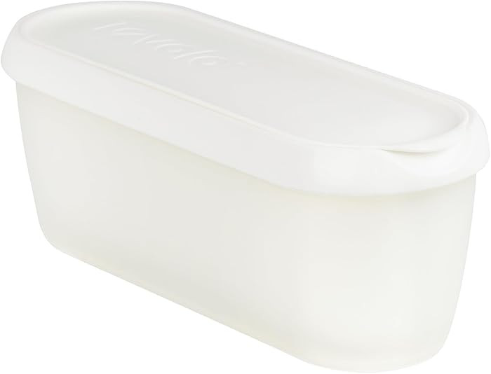 Tovolo Ice Cream Containers for Homemade Ice Cream White, Glide A Scoop Tub for Reusable Ice Crea... | Amazon (US)