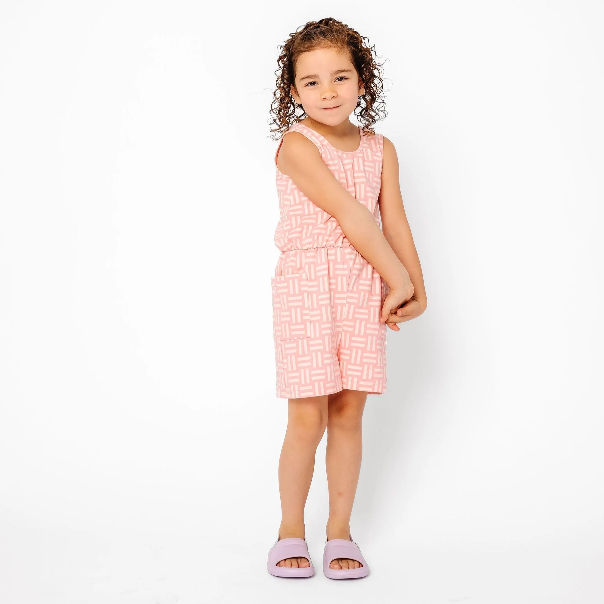 The Tank Shortie Jumpsuit in Pink Lemonade | Alice + Ames