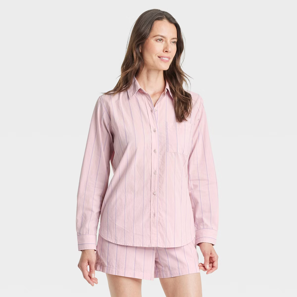Women's Long Sleeve Collared Button-Down Shirt - Universal Thread™ | Target