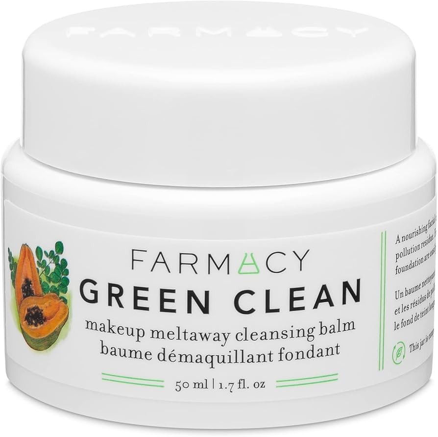 Farmacy Makeup Remover Cleansing Balm - Green Clean Waterproof Makeup Remover + Oil Based Cleanse... | Amazon (US)
