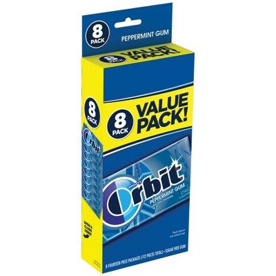 Orbit Peppermint Sugarfree Gum Value Pack - 112ct | Target