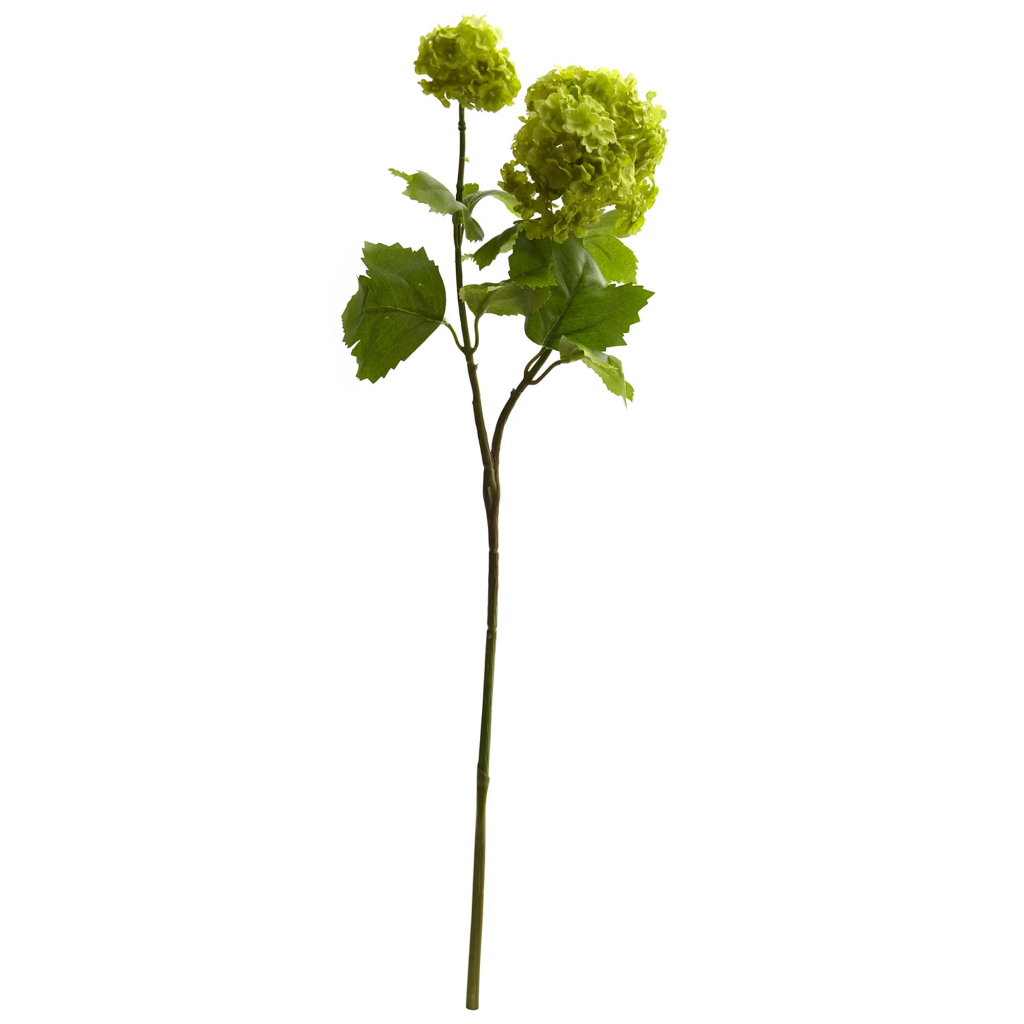 nearly natural 18 In. Snowball Hydrangea Artificial Flower (Set of 6) | Kohl's