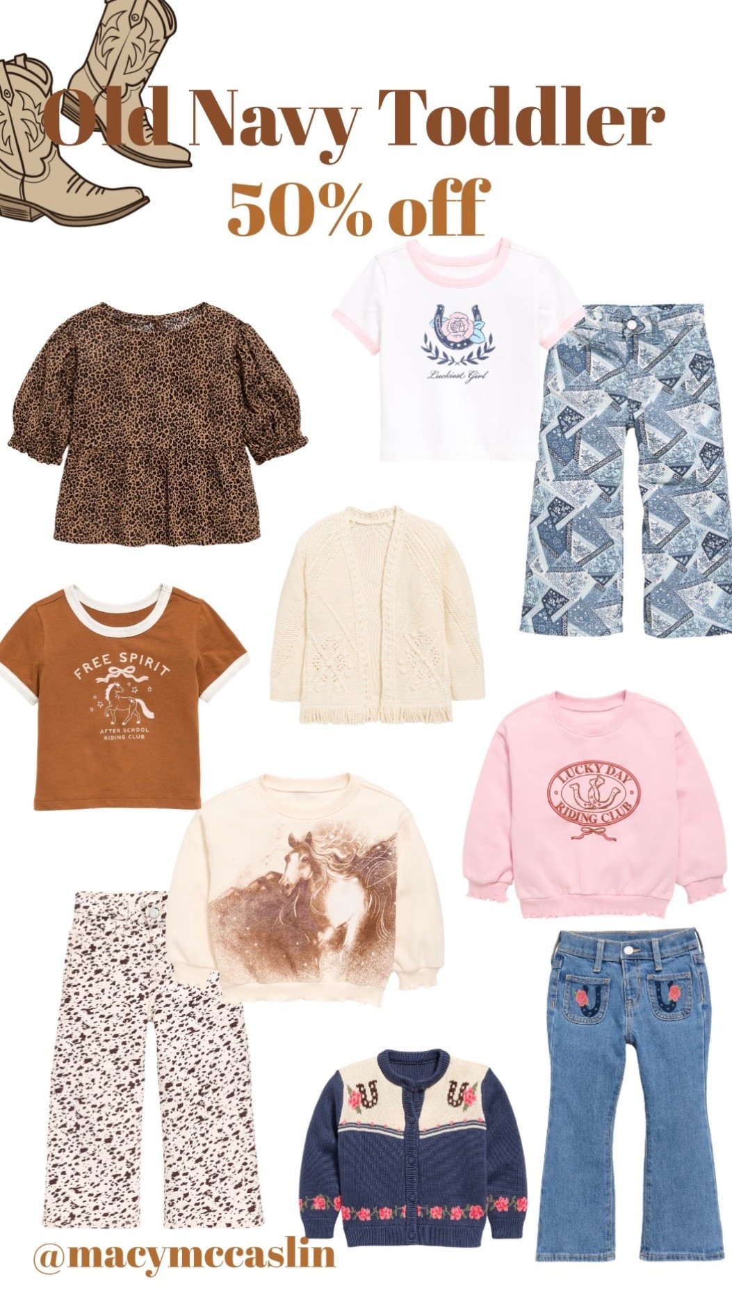 50% off Old Navy toddler western outfits . Western style. Western stall info. Back to school shopping.

#LTKKids #LTKSaleAlert