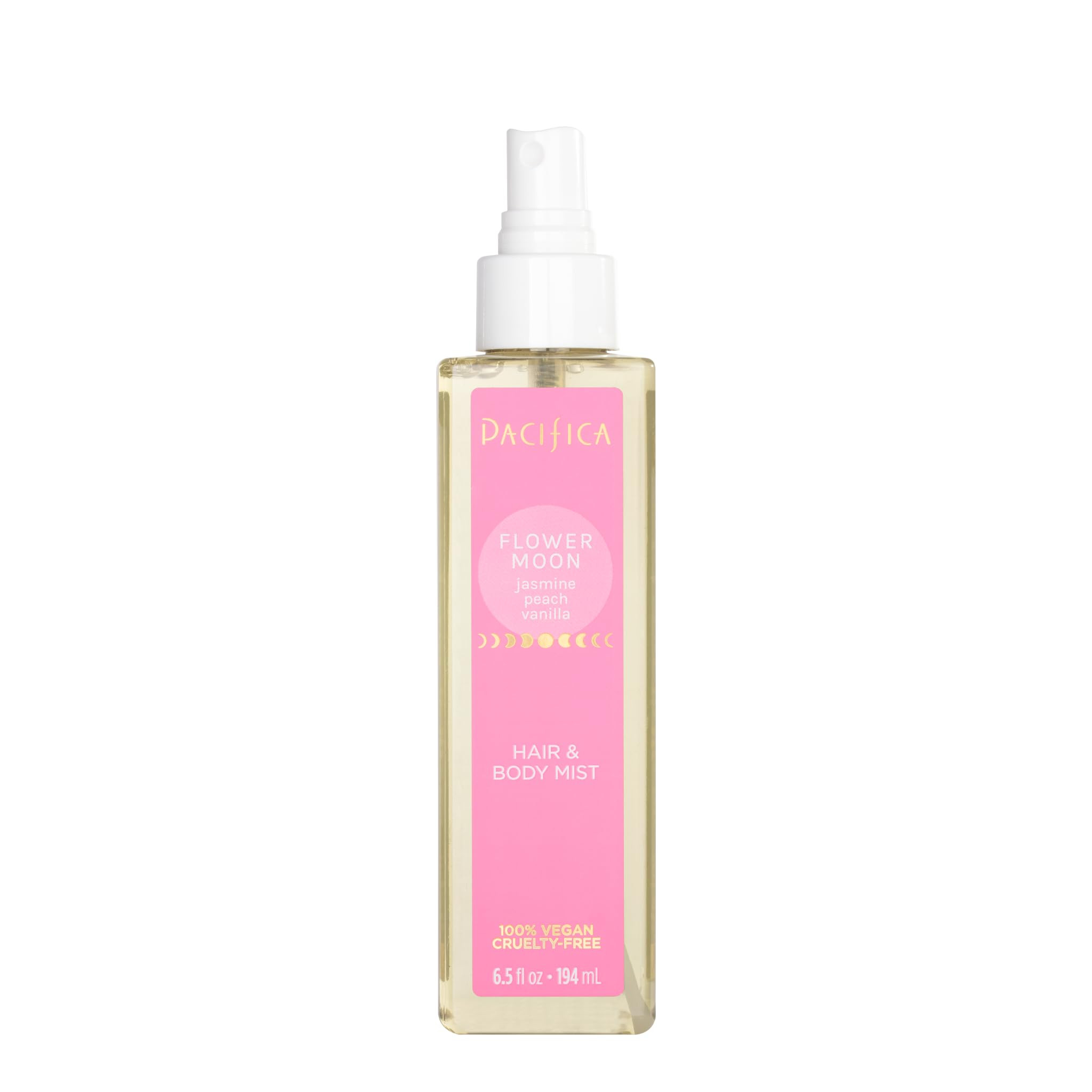 Pacifica Hair Perfume & Body Fragrance Spray Mist - Flower Moon with Jasmine, Peach & Vanilla –... | Amazon (US)