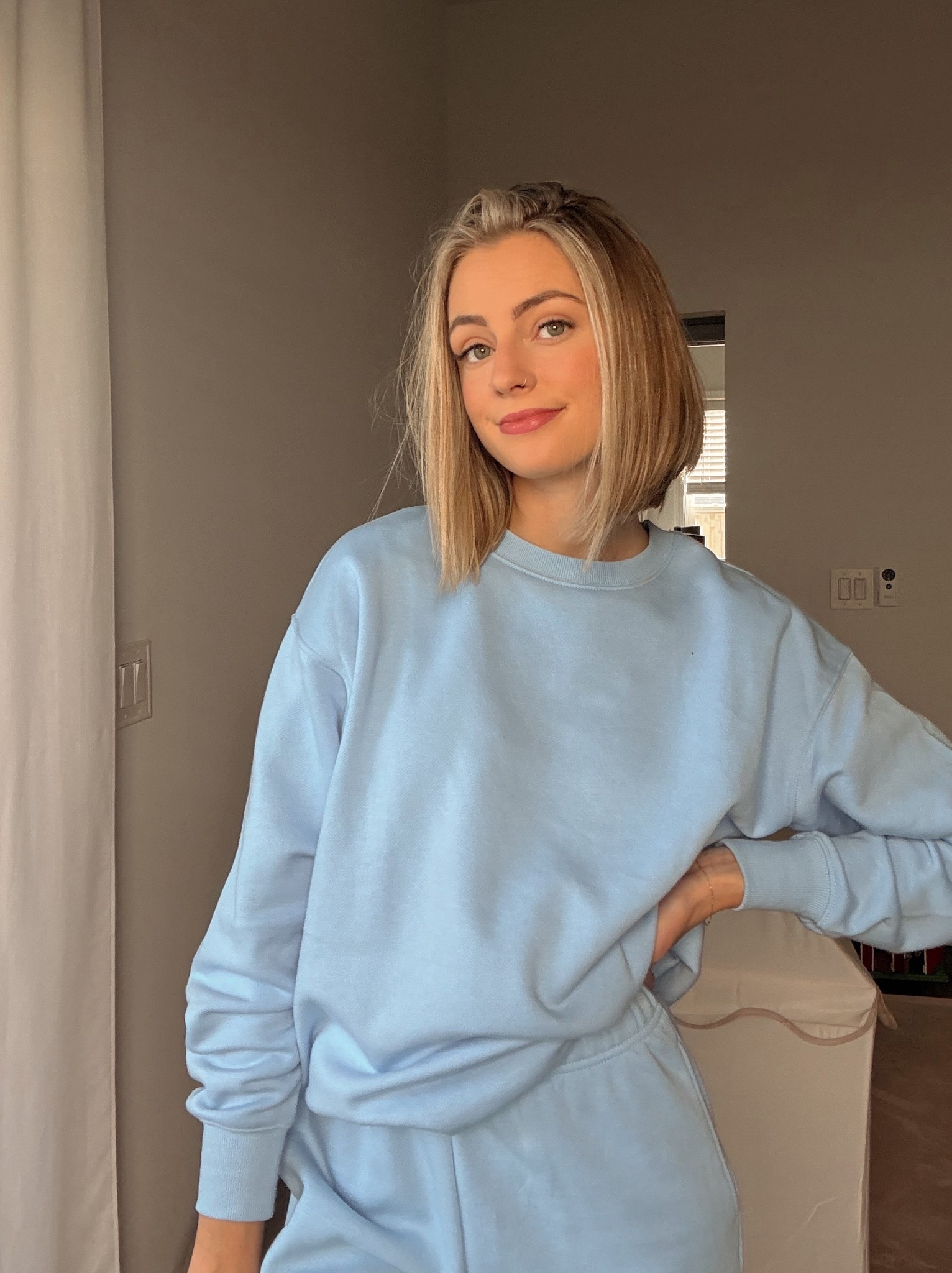 My favorite lounge set as a SAHM 🤍 So warm, so soft, and best of all—super affordable! I love it in gray and just added this light blue to my collection. It’s comfy enough for everyday wear but can easily be dressed up with a little jewelry ✨

#LTKActive #LTKmomlife #LTKootd