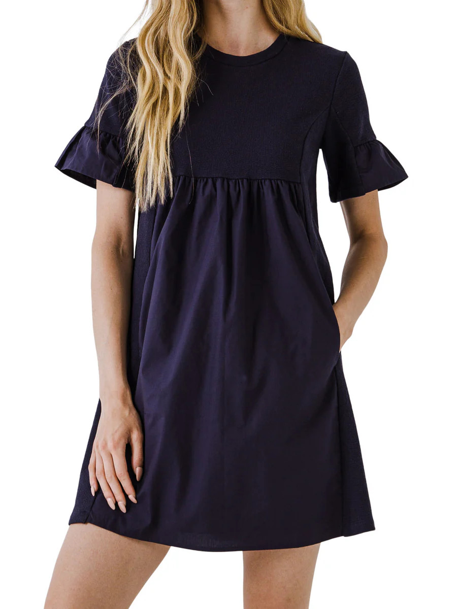 Solid Mini Dress | Lord & Taylor