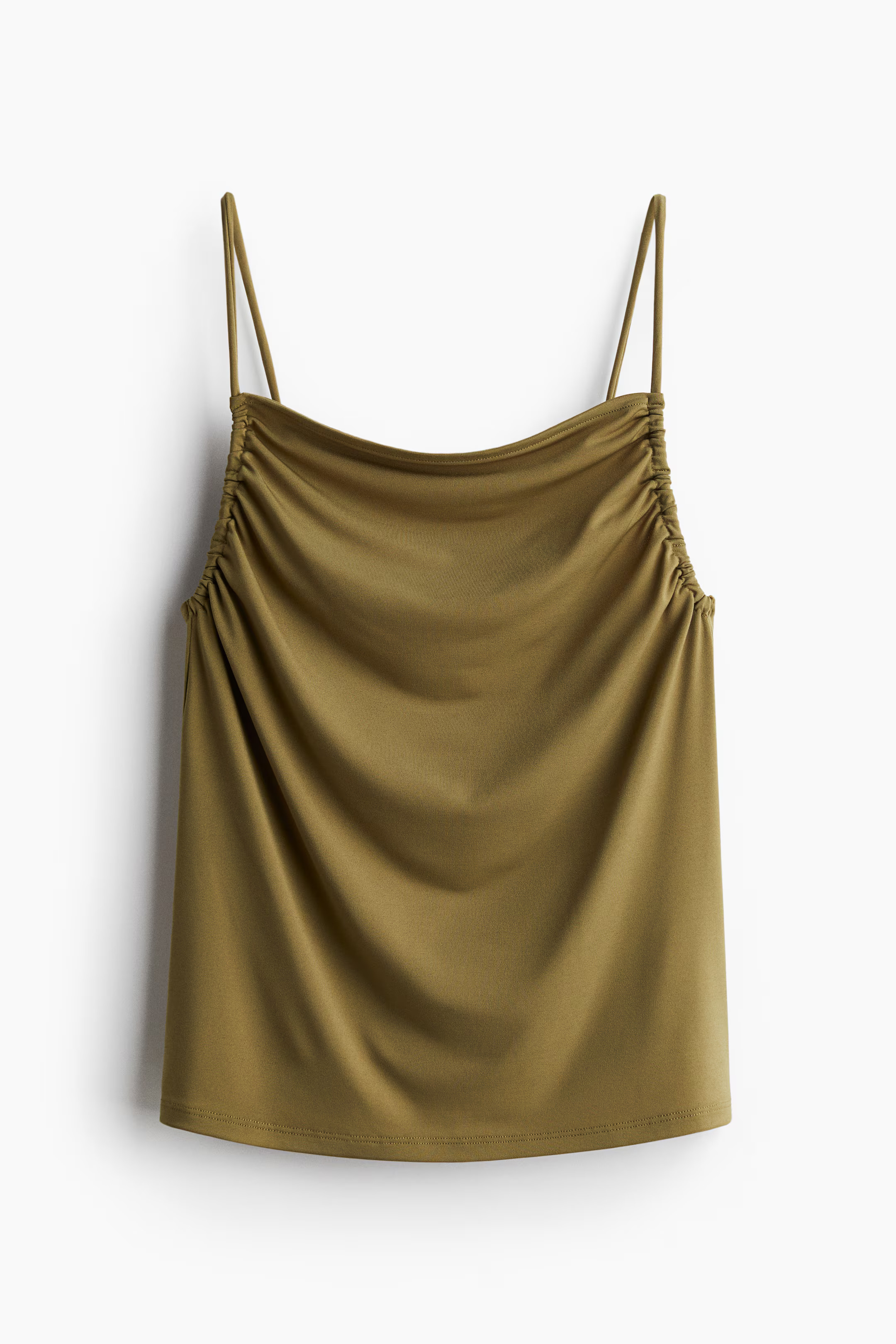 Ruched strappy top | H&M (UK, MY, IN, SG, PH, TW, HK)