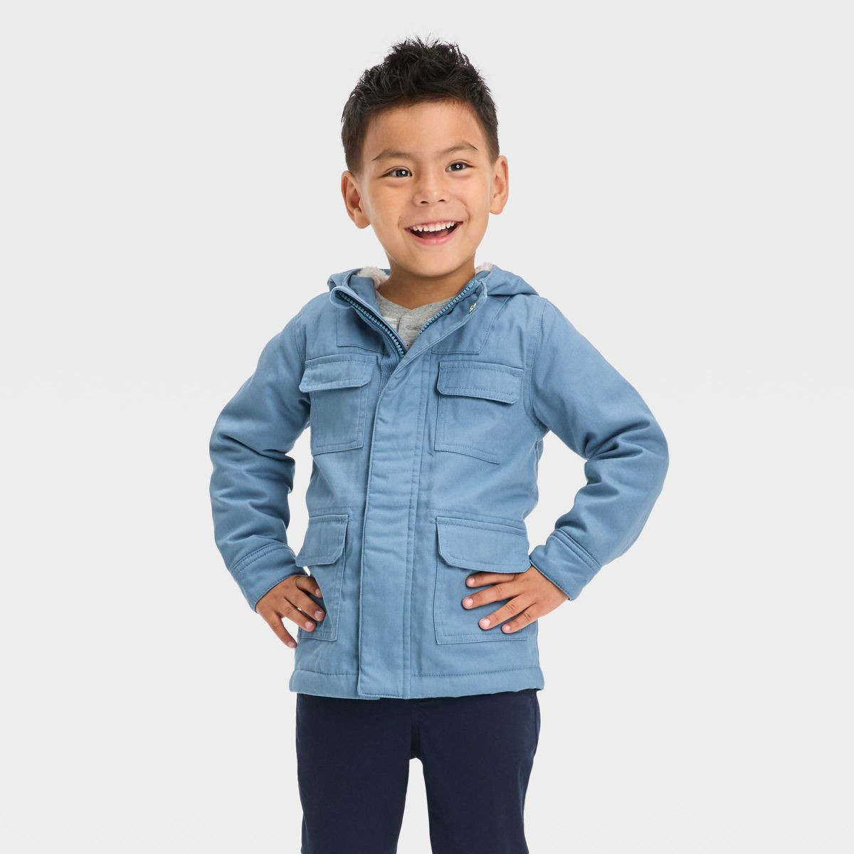 Toddler Fur Lined Military Jacket - Cat & Jack™ | Target
