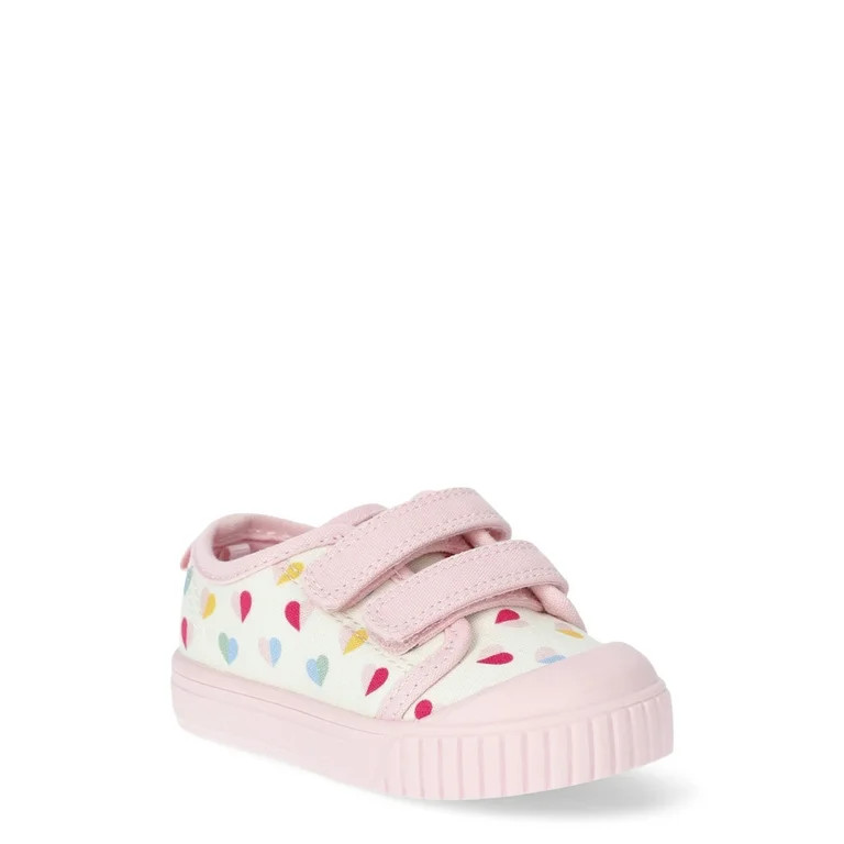 Wonder Nation Baby & Toddler Kids Two-Strap Bump Toe Sneakers - Walmart.com | Walmart (US)