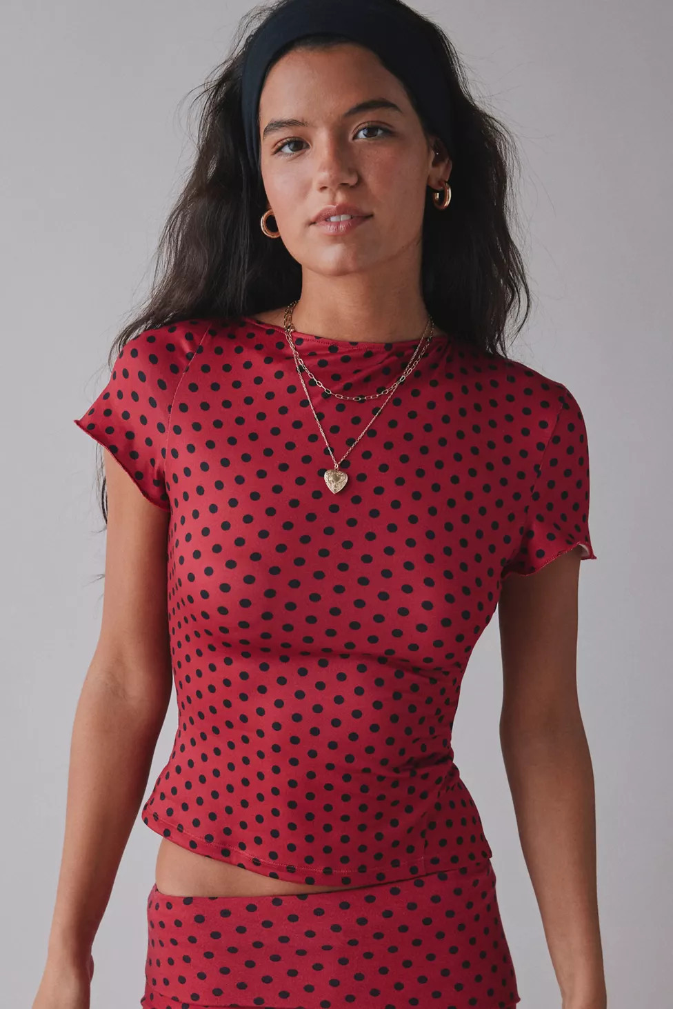 CAMPBELL&KRAMER X ReMADE By UO Exclusive Demeter Short Sleeve Crop Top | Urban Outfitters (US and RoW)