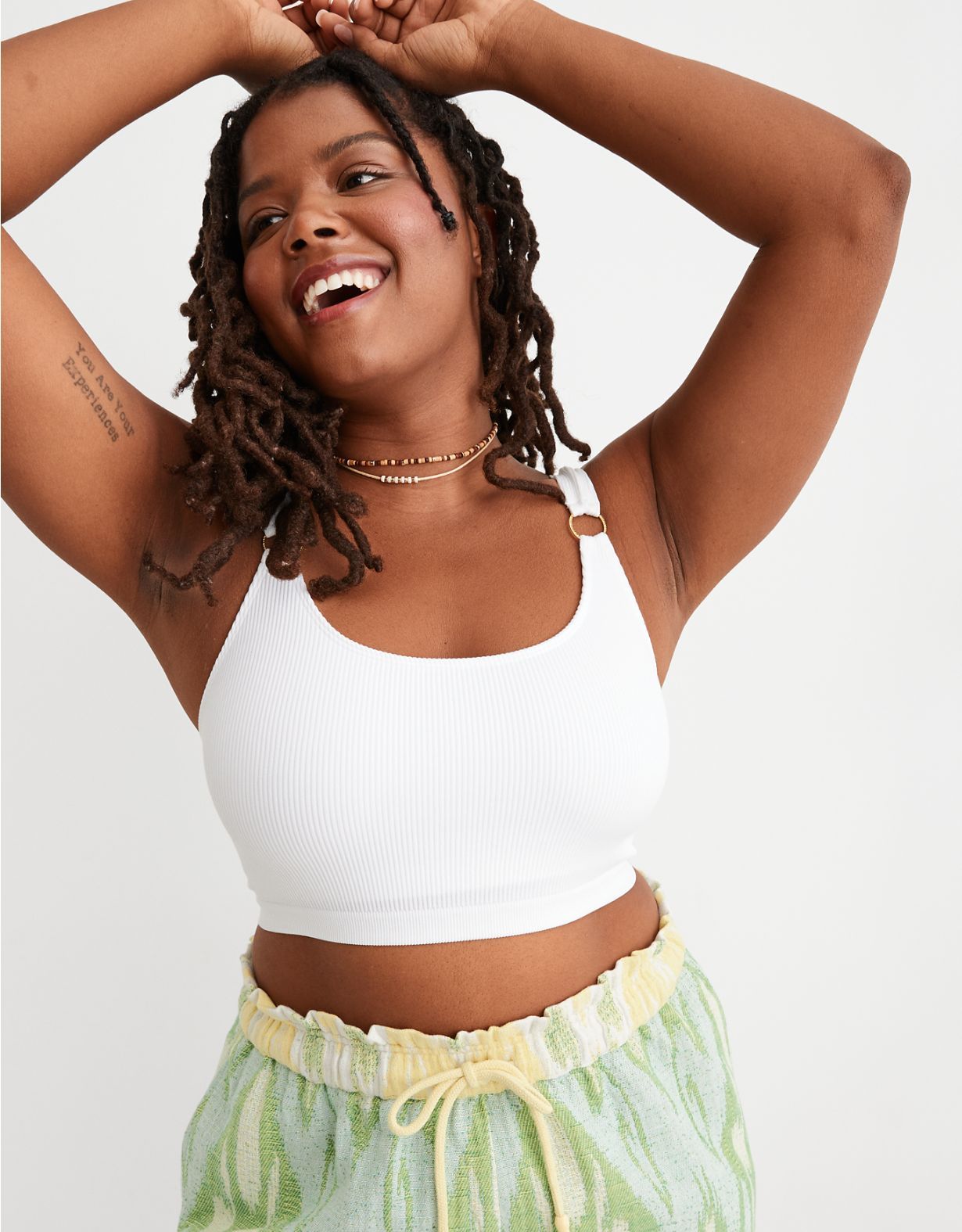 Aerie Seamless Ring Longline Bralette | American Eagle Outfitters (US & CA)