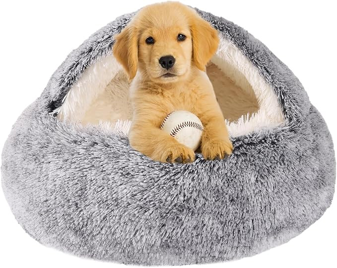 Dog Beds for Small Dogs, Cat Bed Cave, Washable Cute Cat Bed, Cozy Nook Pet Bed for Dogs or Cats,... | Amazon (US)